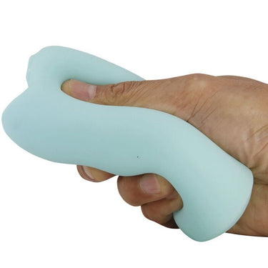 Masturbator Impermeabile Blu con Guaina Stimolante per Piacere Intenso